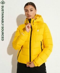SUPERDRY Hooded Spirit Sports Puffer Jacket Dark Green -Sportswear Sales 2022 upload9223368955665949849 1