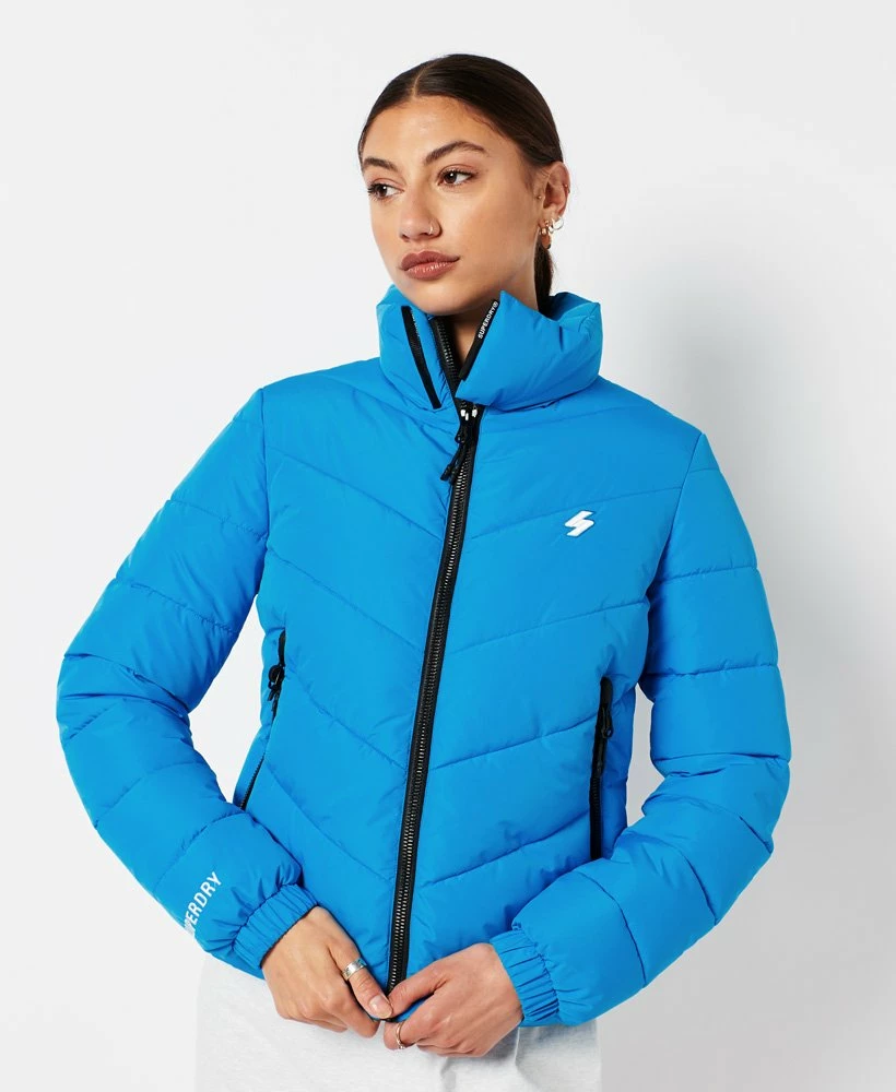 SUPERDRY Non Hooded Sports Puffer Jacket Risk Red 1 SUPERDRY Non Hooded Sports Puffer Jacket Risk Red