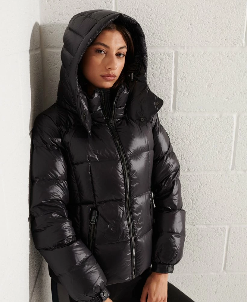 SUPERDRY Mountain Hooded Down Jacket Citrus Zest 2 SUPERDRY Mountain Hooded Down Jacket Citrus Zest - Image 2