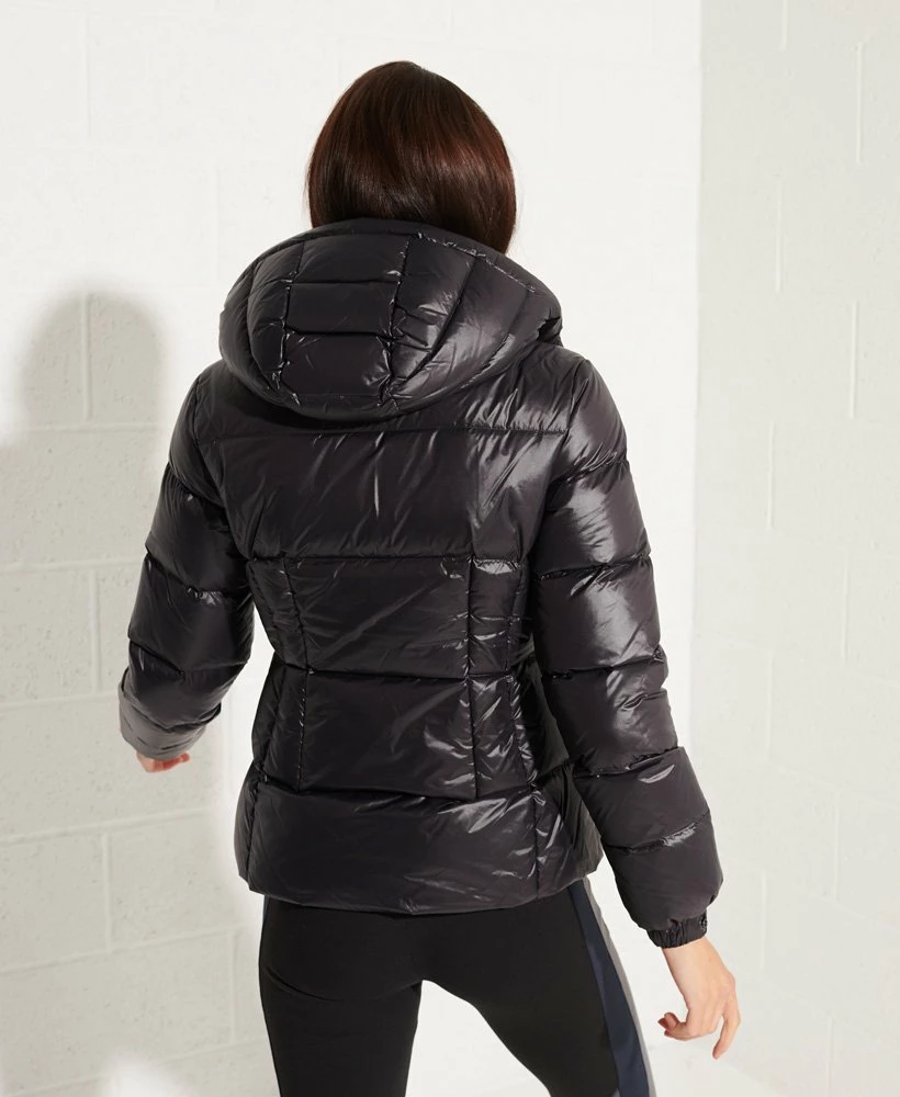 SUPERDRY Mountain Hooded Down Jacket Citrus Zest 4 SUPERDRY Mountain Hooded Down Jacket Citrus Zest - Image 4