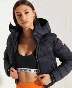 SUPERDRY Fuji Cropped Hooded Jacket High Risk Red -Sportswear Sales 2022 upload9223368955665949939