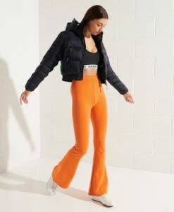 SUPERDRY Fuji Cropped Hooded Jacket High Risk Red