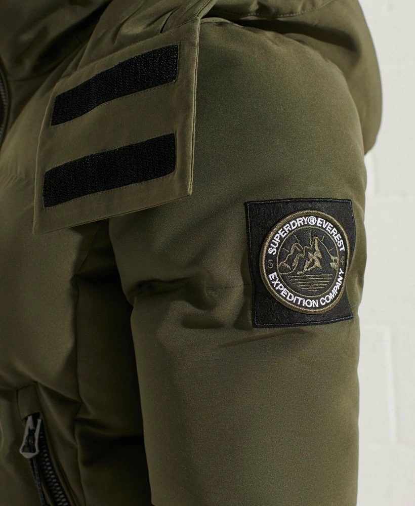 SUPERDRY Code Everest Bomber Jacket Dark Moss 6 SUPERDRY Code Everest Bomber Jacket Dark Moss - Image 6