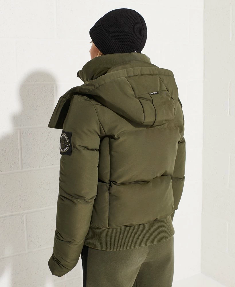 SUPERDRY Code Everest Bomber Jacket Dark Moss 4 SUPERDRY Code Everest Bomber Jacket Dark Moss - Image 4