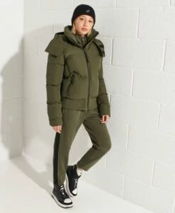 SUPERDRY Code Everest Bomber Jacket Dark Moss