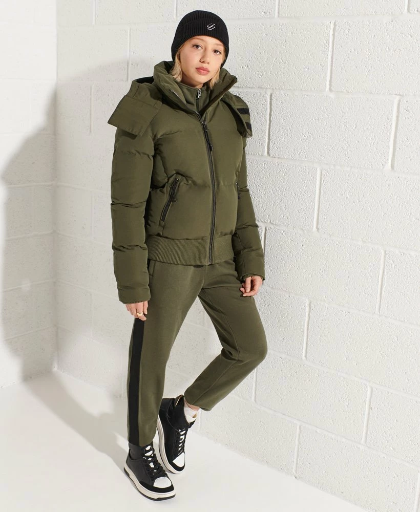 SUPERDRY Code Everest Bomber Jacket Dark Moss 1 SUPERDRY Code Everest Bomber Jacket Dark Moss