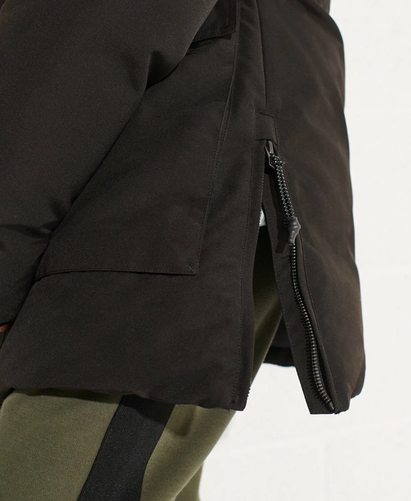 Superdry Code Everest Parka Coat Enamel Green 6 Superdry Code Everest Parka Coat Enamel Green - Image 6