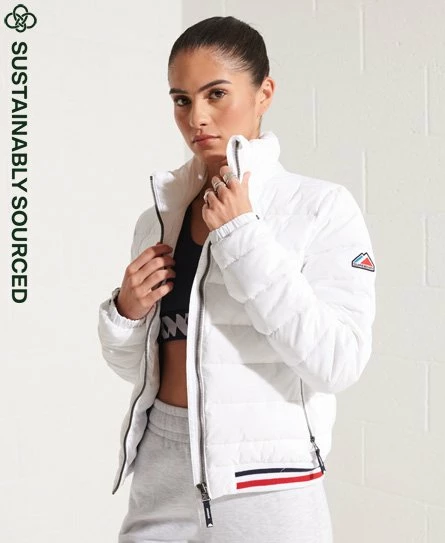 SUPERDRY Fuji Bomber Jacket Optic 5 SUPERDRY Fuji Bomber Jacket Optic - Image 5