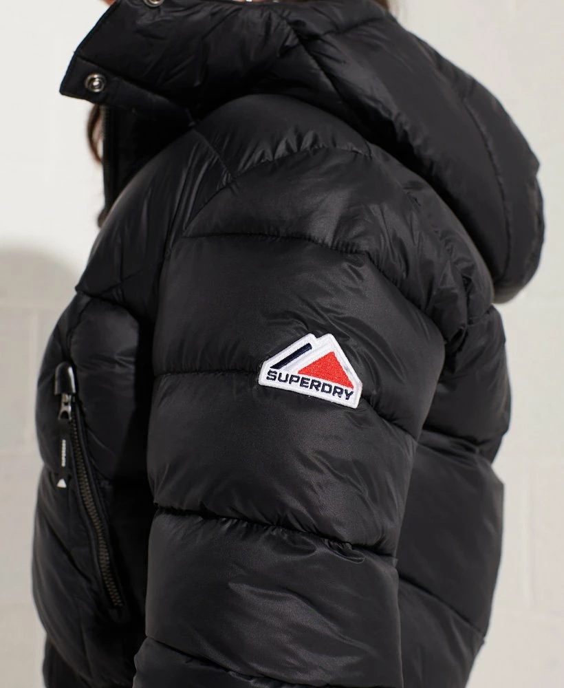 SUPERDRY Fuji Cropped Hooded Jacket Pelican 5 SUPERDRY Fuji Cropped Hooded Jacket Pelican - Image 5