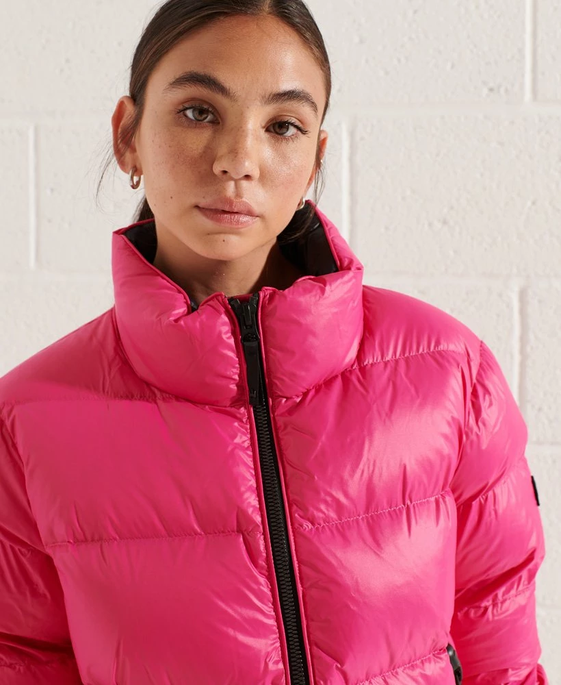 SUPERDRY Alpine Luxe Down Jacket Cabaret Pink 5 SUPERDRY Alpine Luxe Down Jacket Cabaret Pink - Image 5