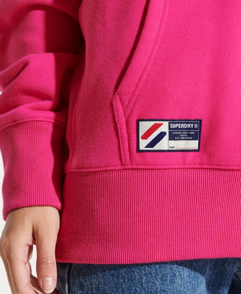 SUPERDRY Applique Oversized Hoodie Nautical Yellow 4 SUPERDRY Applique Oversized Hoodie Nautical Yellow - Image 4