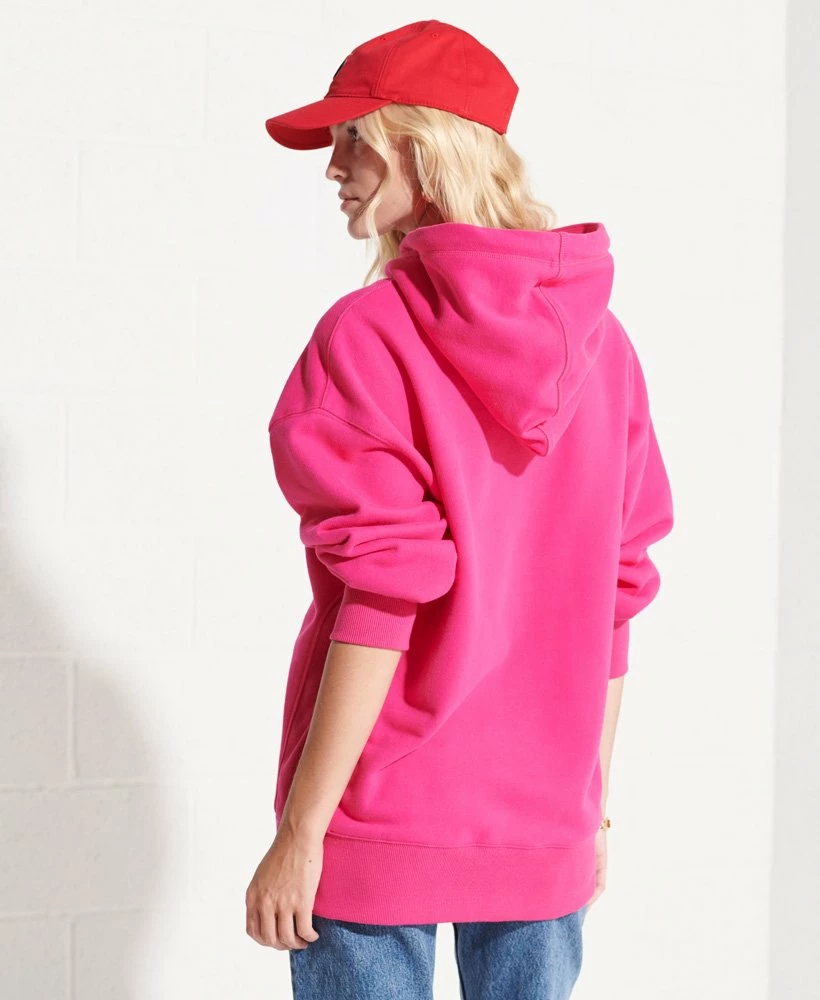 SUPERDRY Applique Oversized Hoodie Nautical Yellow 2 SUPERDRY Applique Oversized Hoodie Nautical Yellow - Image 2