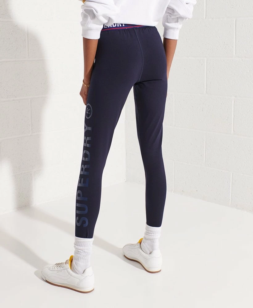 SUPERDRY Sportstyle Corporate Logo Leggings Black 2 SUPERDRY Sportstyle Corporate Logo Leggings Black - Image 2