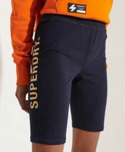SUPERDRY Corporate Logo Cycling Shorts Deep Navy -Sportswear Sales 2022 upload9223368955665951699