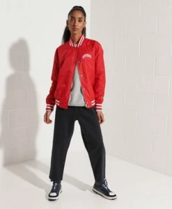 SUPERDRY Classic Varsity Baseball Jacket Deep Navy