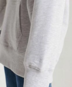 SUPERDRY Code Logo Chenille Oversized Hoodie Black -Sportswear Sales 2022 upload9223368955665951895