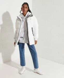 SUPERDRY Code Logo Chenille Oversized Hoodie Black