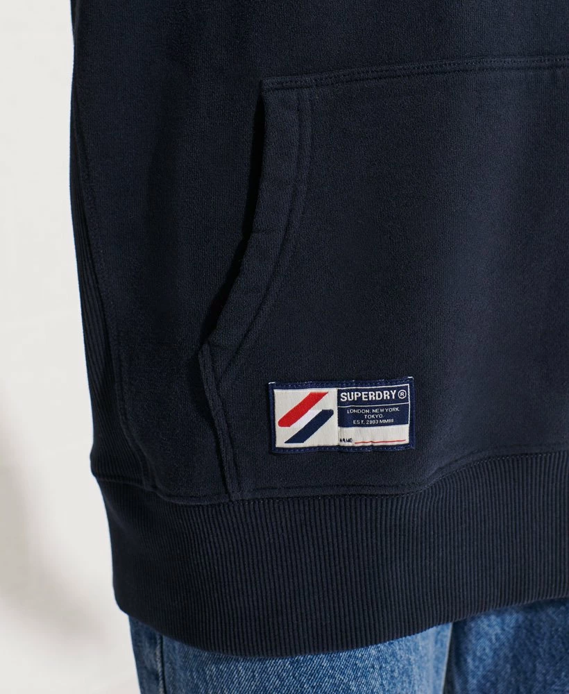 SUPERDRY City College Oversized Hoodie Eclipse Navy 5 SUPERDRY City College Oversized Hoodie Eclipse Navy - Image 5