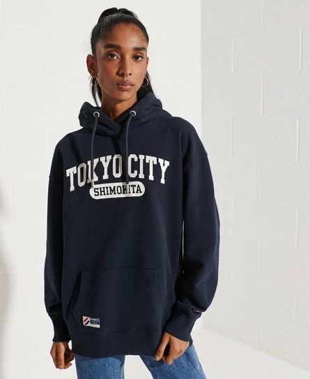 SUPERDRY City College Oversized Hoodie Optic 8 SUPERDRY City College Oversized Hoodie Optic - Image 8