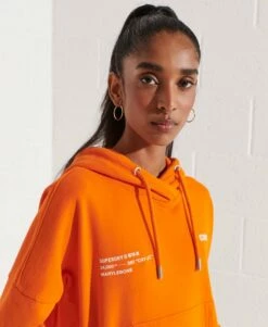 SUPERDRY Cooperate Logo Crop Hoodie Optic -Sportswear Sales 2022 upload9223368955665951955