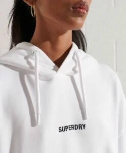 SUPERDRY Micro Logo Oversized Hoodie Black -Sportswear Sales 2022 upload9223368955665952001