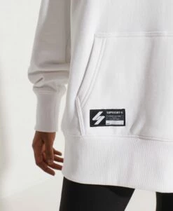 SUPERDRY Micro Logo Oversized Hoodie Black -Sportswear Sales 2022 upload9223368955665952002