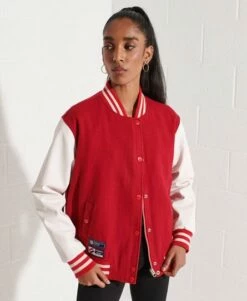 SUPERDRY Wool Varsity Baseball Jacket Varsity Arch Colourblock 19 SUPERDRY Wool Varsity Baseball Jacket Varsity Arch Colourblock -Sportswear Sales 2022 upload9223368955665952038 1
