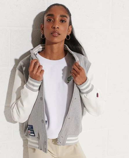 SUPERDRY Wool Varsity Baseball Jacket Red/ecru 11 SUPERDRY Wool Varsity Baseball Jacket Red/ecru - Image 11