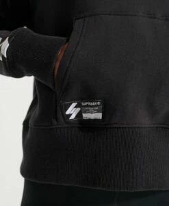 SUPERDRY Code Logo Tape Crop Hoodie Supermarine Navy -Sportswear Sales 2022 upload9223368955665952321