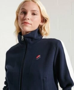 SUPERDRY Code Stripe Track Jacket Dark Moss -Sportswear Sales 2022 upload9223368955665952434