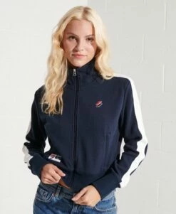 SUPERDRY Code Stripe Track Jacket Dark Moss -Sportswear Sales 2022 upload9223368955665952440 3