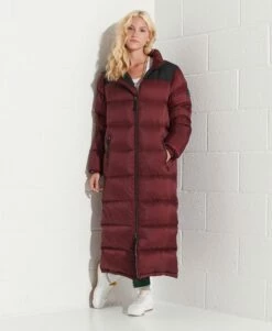 SUPERDRY Code Longline Down Puffer Coat Port