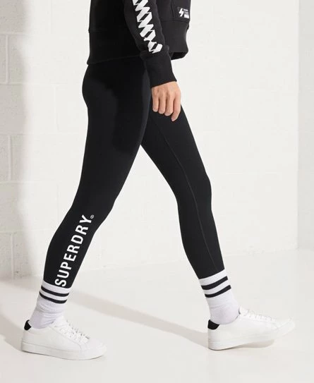 SUPERDRY Code Logo Elastic Leggings Dark Moss 6 SUPERDRY Code Logo Elastic Leggings Dark Moss - Image 6