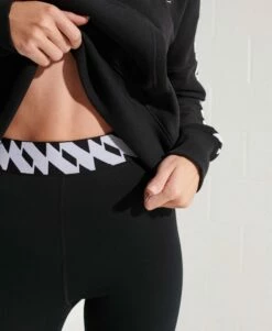 SUPERDRY Code Logo Elastic Leggings Deep Navy -Sportswear Sales 2022 upload9223368955665952696