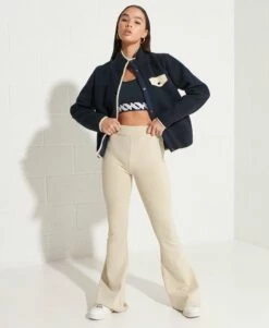 SUPERDRY Expedition Fleece Jacket Pale Oatmeal