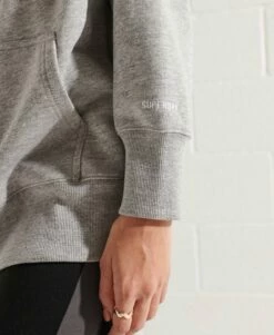 SUPERDRY Code Logo Chenille Oversized Hoodie Ice Marl -Sportswear Sales 2022 upload9223368955665953171