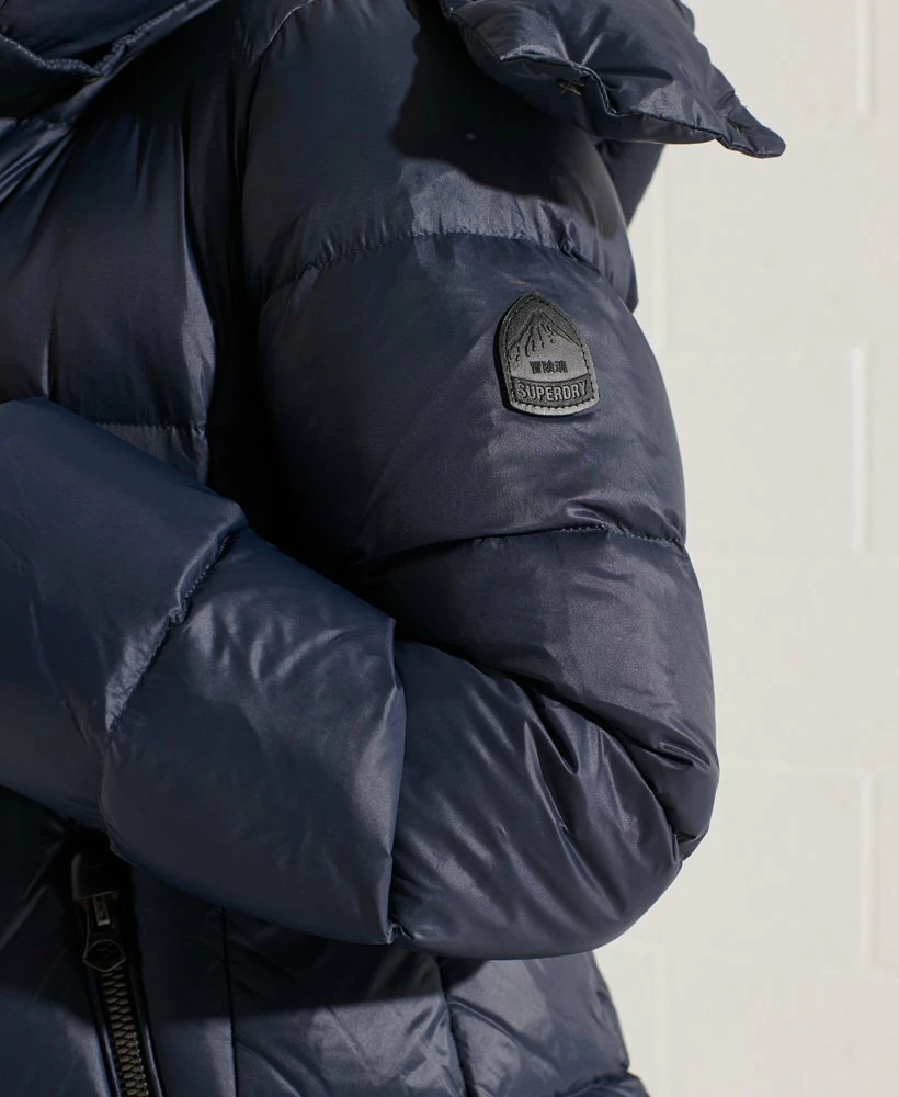 SUPERDRY Mountain Hooded Down Jacket Citrus Zest 3 SUPERDRY Mountain Hooded Down Jacket Citrus Zest - Image 3