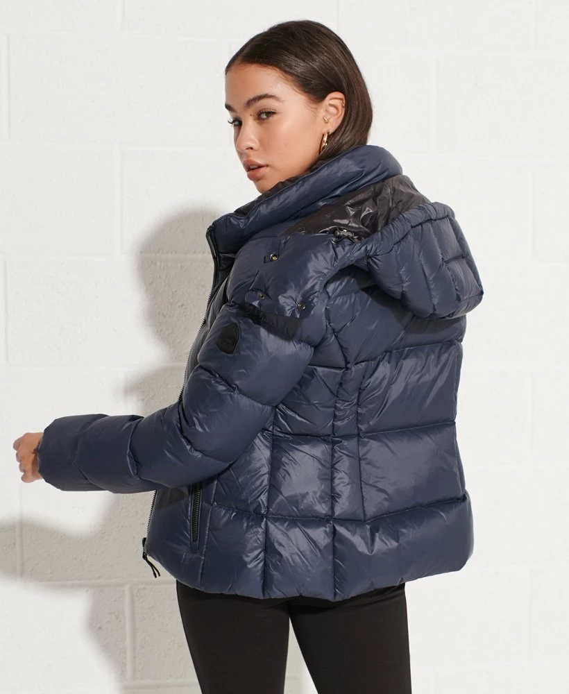 SUPERDRY Mountain Hooded Down Jacket Citrus Zest 2 SUPERDRY Mountain Hooded Down Jacket Citrus Zest - Image 2