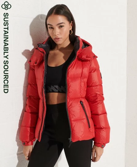 SUPERDRY Mountain Hooded Down Jacket Citrus Zest 9 SUPERDRY Mountain Hooded Down Jacket Citrus Zest - Image 9
