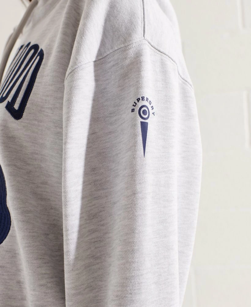 SUPERDRY College Graphic Oversized Hoodie Dress Black 3 SUPERDRY College Graphic Oversized Hoodie Dress Black - Image 3