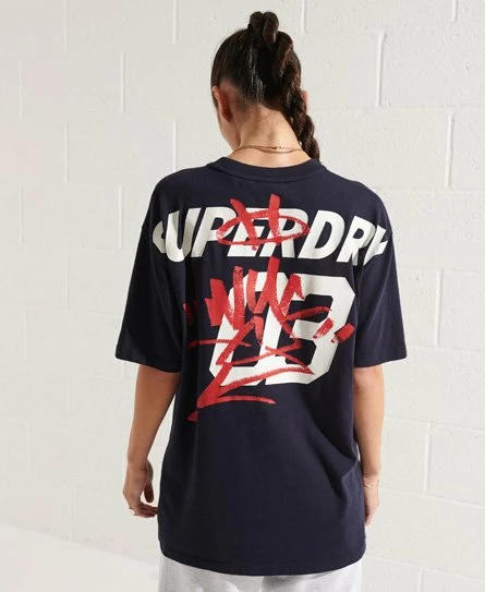 SUPERDRY Strikeout Graphic T-Shirt Optic 12 SUPERDRY Strikeout Graphic T-Shirt Optic - Image 12