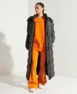 SUPERDRY Cooperate Logo Crew Sweatshirt Grey Marl