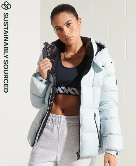 SUPERDRY Mountain Hooded Down Jacket Citrus Zest 10 SUPERDRY Mountain Hooded Down Jacket Citrus Zest - Image 10