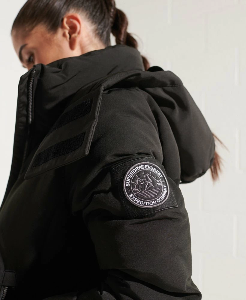 SUPERDRY Code Everest Bomber Jacket Black 4 SUPERDRY Code Everest Bomber Jacket Black - Image 4