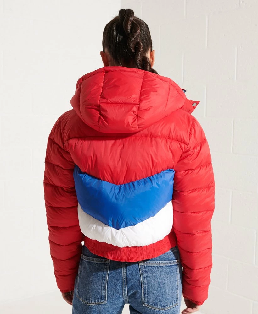 SUPERDRY Fuji Cropped Hooded Jacket Pelican 2 SUPERDRY Fuji Cropped Hooded Jacket Pelican - Image 2