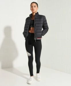 SUPERDRY Mountain High Waisted Leggings Eclipse Navy