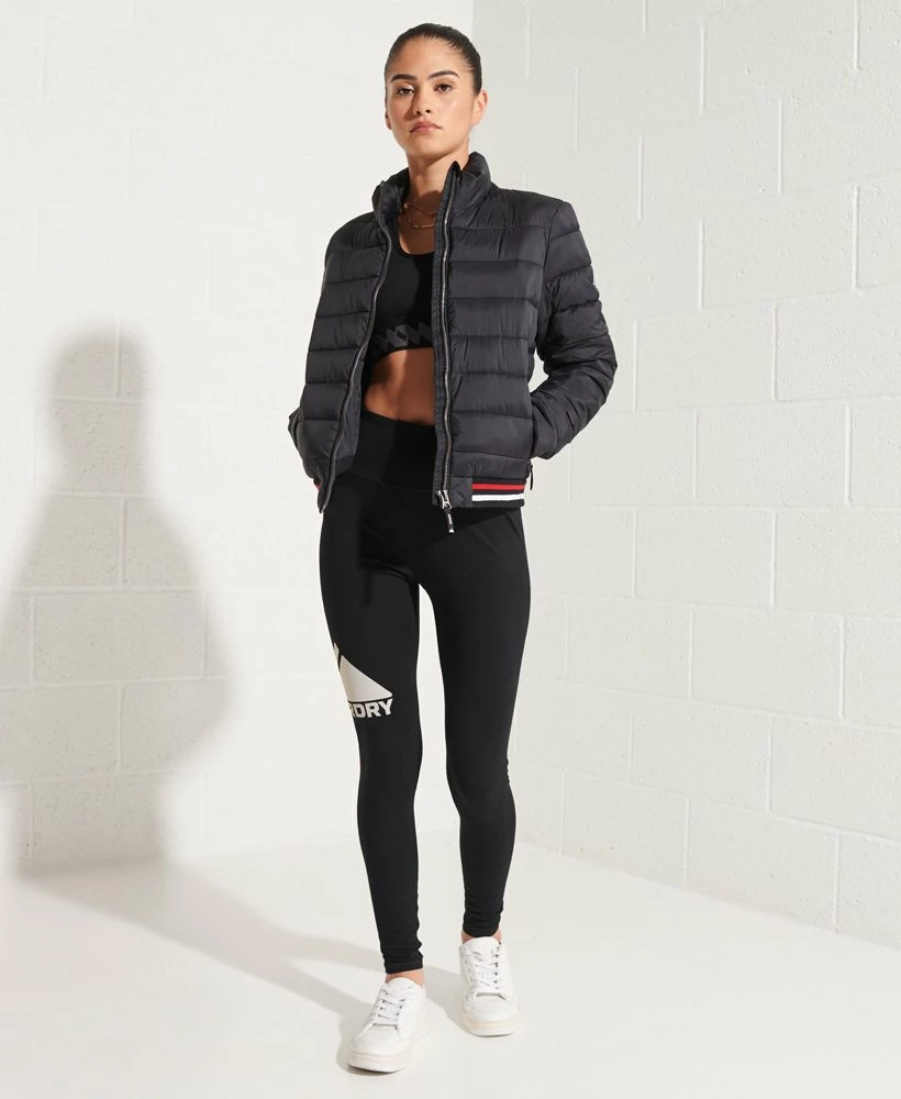 SUPERDRY Mountain High Waisted Leggings Eclipse Navy 1 SUPERDRY Mountain High Waisted Leggings Eclipse Navy