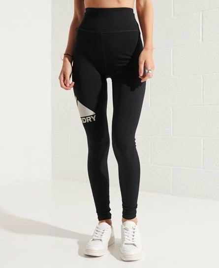 SUPERDRY Mountain High Waisted Leggings Eclipse Navy 5 SUPERDRY Mountain High Waisted Leggings Eclipse Navy - Image 5