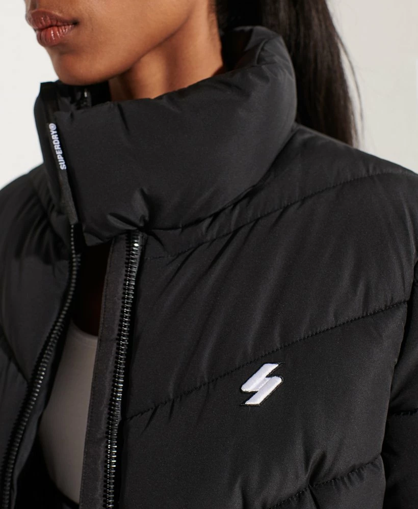 SUPERDRY Non Hooded Sports Puffer Jacket Black 3 SUPERDRY Non Hooded Sports Puffer Jacket Black - Image 3