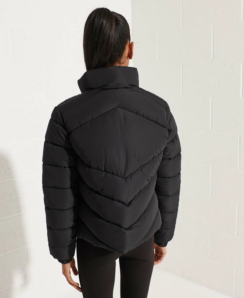 SUPERDRY Non Hooded Sports Puffer Jacket Black 2 SUPERDRY Non Hooded Sports Puffer Jacket Black - Image 2